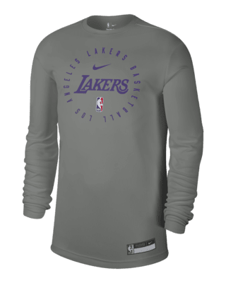 Мужская футболка Los Angeles Lakers Nike Dri-FIT NBA Long-Sleeve