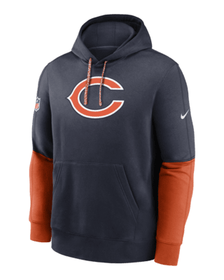 Мужское худи Chicago Bears Sideline Team Issue Club Nike NFL Pullover Hoodie