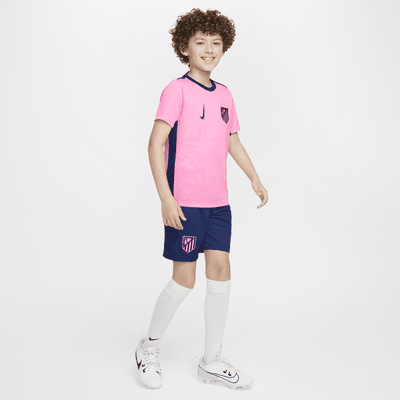 Spodenki piłkarskie dla dużych dzieci Nike Dri-FIT Atlético Madryt Stadium 2024/25 (wersja trzecia) – replika