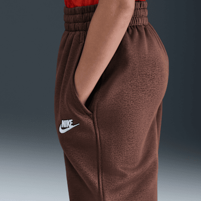Pants holgados para niños talla grande Nike Sportswear Club Fleece
