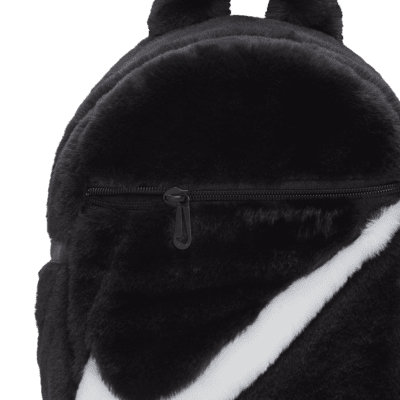Nike Nike Sportswear Futura 365 Faux Fur Mini Backpack (6L) Black