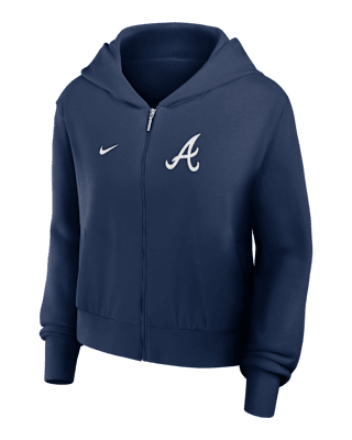 Женское худи Atlanta Braves Women’s Nike MLB Full-Zip Hoodie