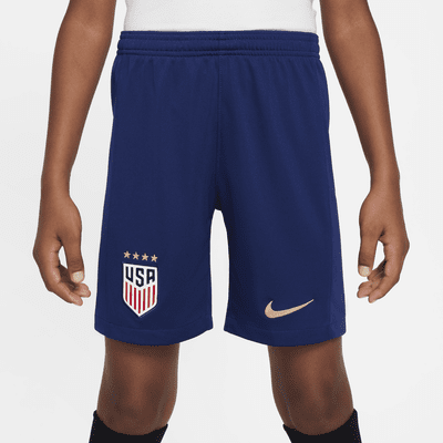 U.S. 2022/23 Stadium Home Big Kids' Nike Dri-FIT Soccer Shorts