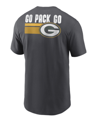 Women's Nike Green Green Bay Packers Logo Essential T-Shirt 