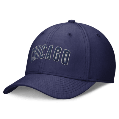 Gorra Nike Dri-FIT de la MLB para hombre Chicago Cubs Evergreen Swoosh ...