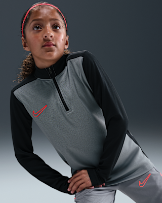 Детские  Nike Academy Big Kids' Dri-FIT Long-Sleeve 1/4-Zip Soccer Drill Top