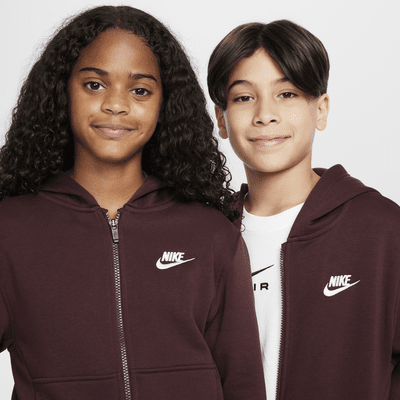 Nike Sportswear Club Fleece Older Kids' Full-Zip Hoodie