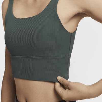 Nike Zenvy Rib Women's Light-Support Padded Longline Sports Bra