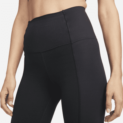 Leggings de tiro alto 7/8 brillo mate para mujer Nike Yoga Luxe