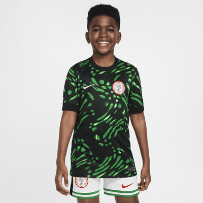 Segunda equipación Stadium Nigeria 2024 Camiseta de fútbol tipo réplica Nike Dri-FIT - Niño/a