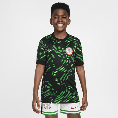 Nigeria 2024 Stadium Away Big Kids' Nike Dri-FIT Soccer Replica Jersey ...