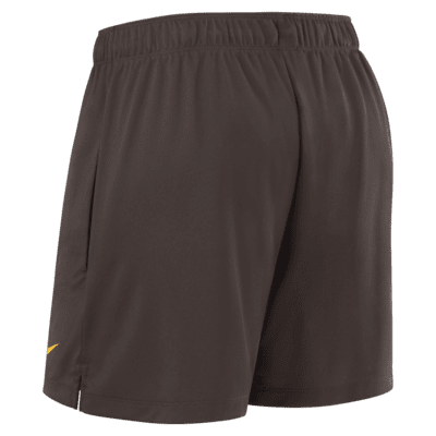 San Diego Padres Authentic Collection Practice Women's Nike Dri-FIT MLB Shorts