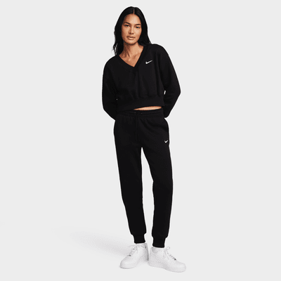 Calças de fato de treino de cintura normal Nike Sportswear Phoenix Fleece para mulher