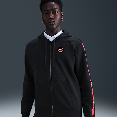 Sweat à capuche en Fleece entièrement zippé Nike Sportswear City Side pour homme