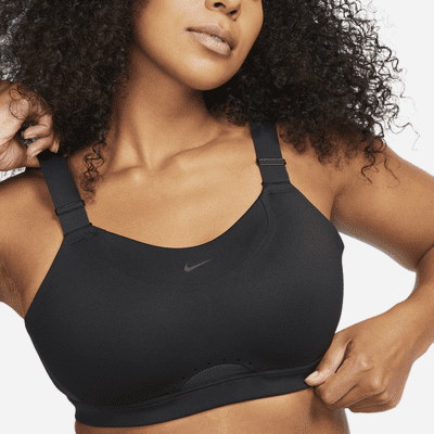 Bra deportivo de alta sujeción ajustable con almohadilla para mujer Nike Alpha