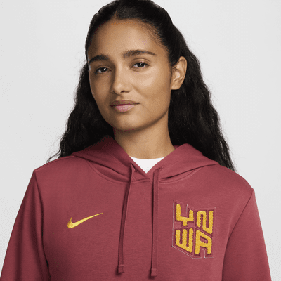 Sudadera con gorro sin cierre de fútbol Nike para mujer Liverpool FC Club Fleece