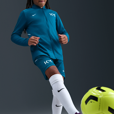Shorts de fútbol Nike Dri-FIT para niños talla grande Kylian Mbappé Academy