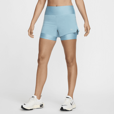 Shorts da running 2-in-1 a vita media con tasche 8 cm Nike Dri-FIT Swift – Donna