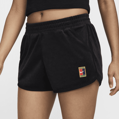 NikeCourt Heritage Women's Mid-Rise French Terry Tennis Shorts