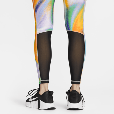 Nike Pro 365 Women's Mid-Rise Mesh-Paneled Leggings