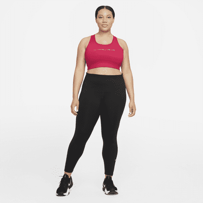 Nike Air Swoosh Women's Medium-Support Non-Padded Graphic Sports Bra (Plus Size)