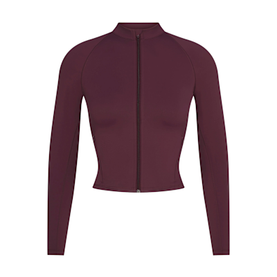 Chamarra de cierre completo de cuello alto para mujer NikeSKIMS Matte
