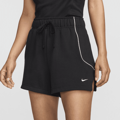 Nike Sportswear Pantalons curts de teixit French Terry i cintura alta de 5 cm - Dona