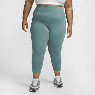 Leggings de tiro alto de 7/8 con bolsillos para mujer (talla grande) Nike One