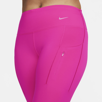 Nike Go Leggings de 7/8 de talle medio y sujeción firme con bolsillos - Mujer