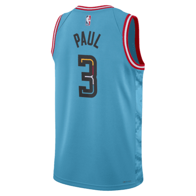 Nike Basketball NBA Miami Heat Swingman jersey in pink/blue