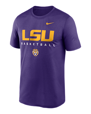 Мужская футболка LSU Courtside Basketball Legend Nike Dri-FIT College для баскетбола