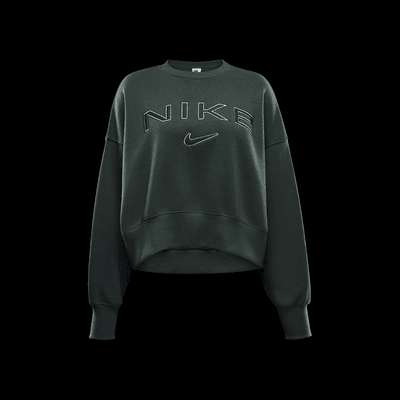 Nike Sportswear Phoenix Fleece Sudadera de chándal de cuello redondo extraoversize con logotipo - Mujer