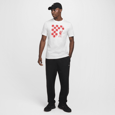 Liverpool FC Men's Nike Soccer Checkered T-Shirt