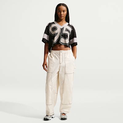 Jersey oversized cropped para mujer Nike Sportswear