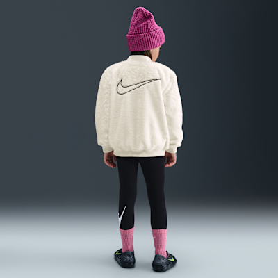 나이키 리틀키즈 인조 퍼 봄버 재킷