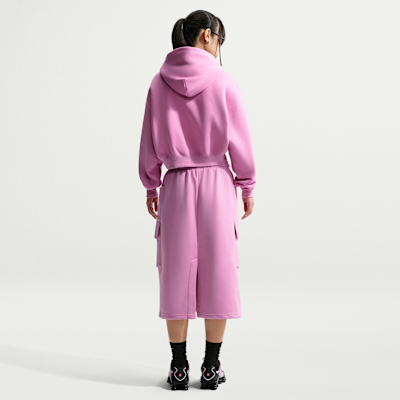 Falda midi cargo para mujer Nike Sportswear Phoenix Fleece