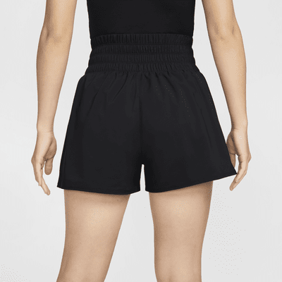 Shorts Dri-FIT de tiro ultraalto con forro de ropa interior para mujer Nike One