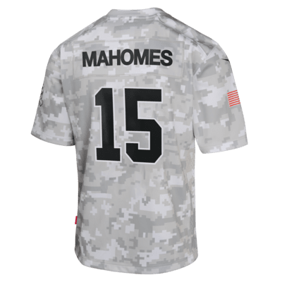 Patrick Mahomes Kansas City Chiefs Salute to Service Big Kids' Nike Dri-FIT NFL Limited Jersey