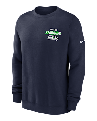Мужские  Seattle Seahawks Draw Block Club Nike NFL Pullover Crew