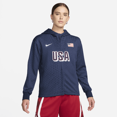 Chamarra de básquetbol Nike Dri-FIT ADV Game para mujer USA