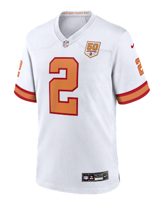 Мужские джерси Emeka Egbuka Tampa Bay Buccaneers 50th Season Nike NFL Game Jersey