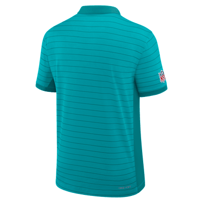 Miami Dolphins Sideline Victory Stripe Men's Nike Dri-FIT NFL Polo