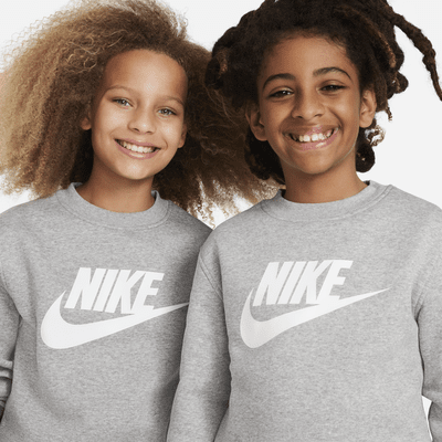 Sudadera para niños talla grande Nike Sportswear Club Fleece