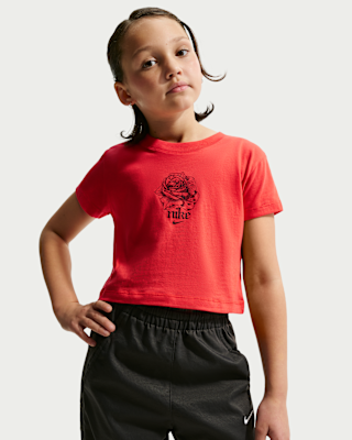 Детская футболка Nike Sportswear Big Kids' (Girls') Cropped