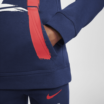 Paris Saint-Germain Club Older Kids' (Boys') Nike Football Pullover Hoodie