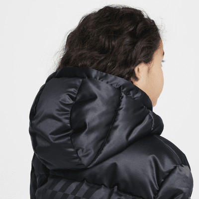 Nike Little Kids' Jacquard Hazard Stripe Puffer Jacket