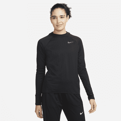 Tierra Berenjena Tomar represalias Nike Therma-FIT Element Women's Running Crew. Nike.com