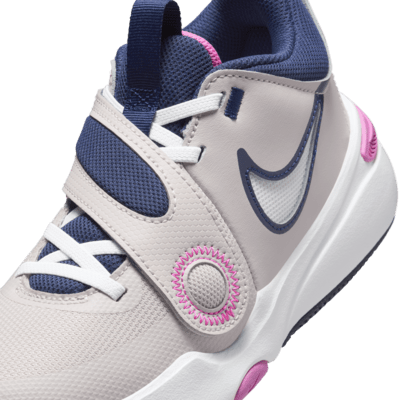 Calzado de básquetbol para niños talla grande Nike Team Hustle D 11