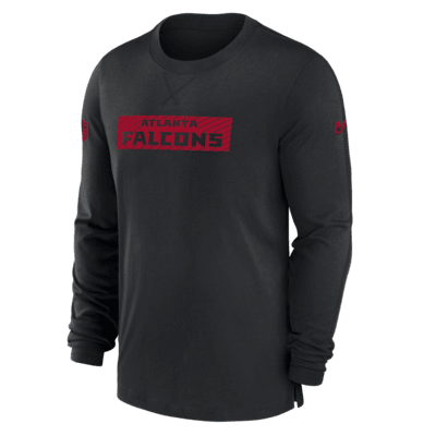 Atlanta Falcons Sideline Player Team Issue Men’s Nike Dri-FIT Long-Sleeve Top