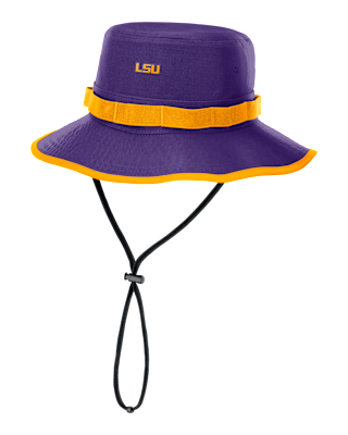 Мужские  LSU Sideline Apex Gameday Boonie Nike Dri-FIT College Bucket Hat